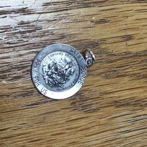 Sterling silver Saint George medal